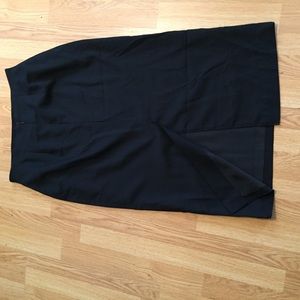 Charter Club 100% Pure New Wool 14P Black Skirt